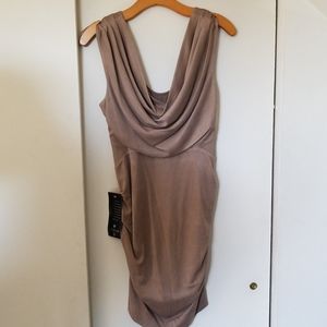 Bebe taupe dress